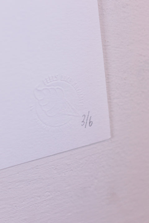 Rune Fallesen - Screenprint till death - Bronze - 35x50cm