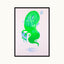 Rune Fallesen - Screenprint till death - Neon Green - 35x50cm