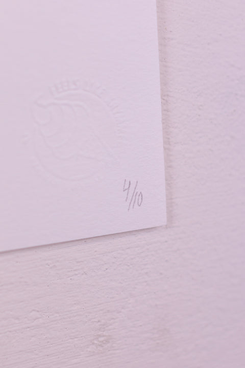 Rune Fallesen - Screenprint till death - Neon Green - 35x50cm